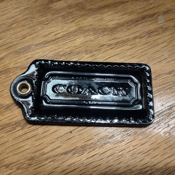 Coach Peyton Op Art Black Patent Leather Handbag H1381 F26962 - Picture 12 of 16